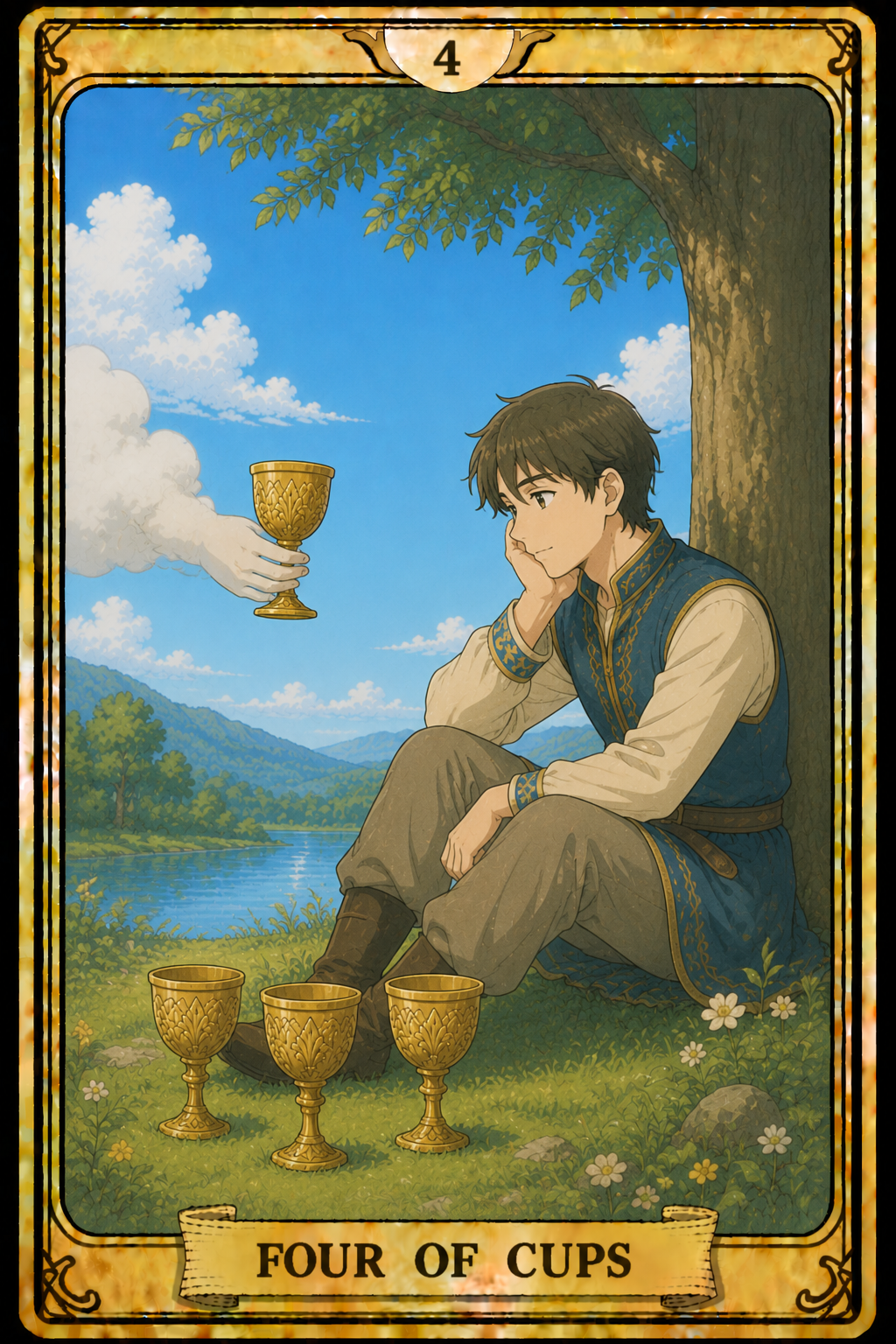 Four of Cups