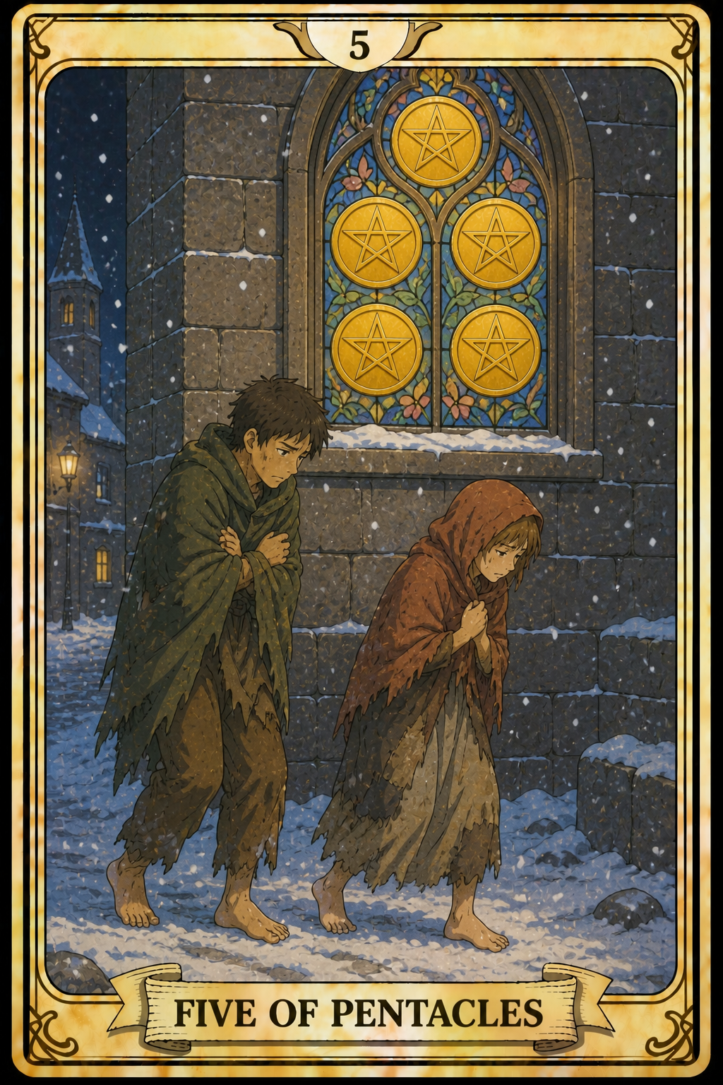 Five of Pentacles