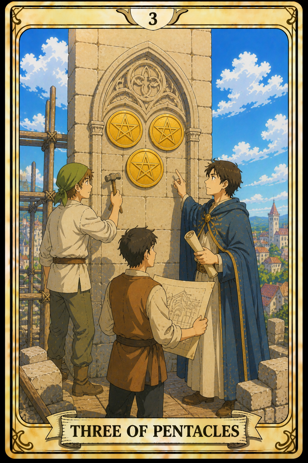 Three of Pentacles