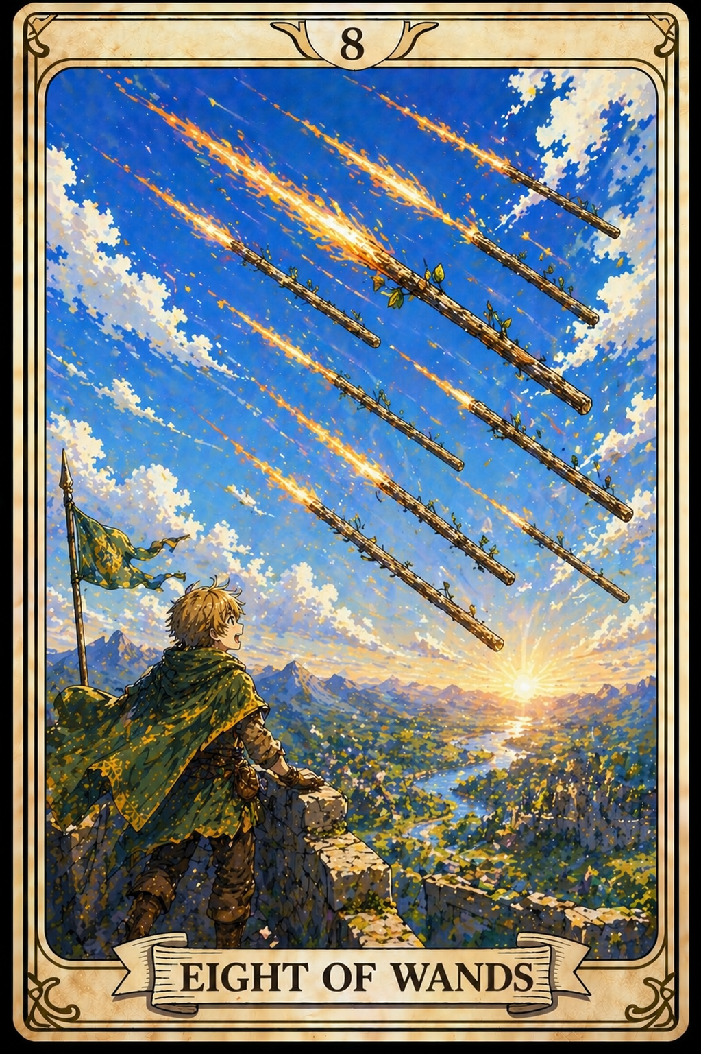 Eight of Wands